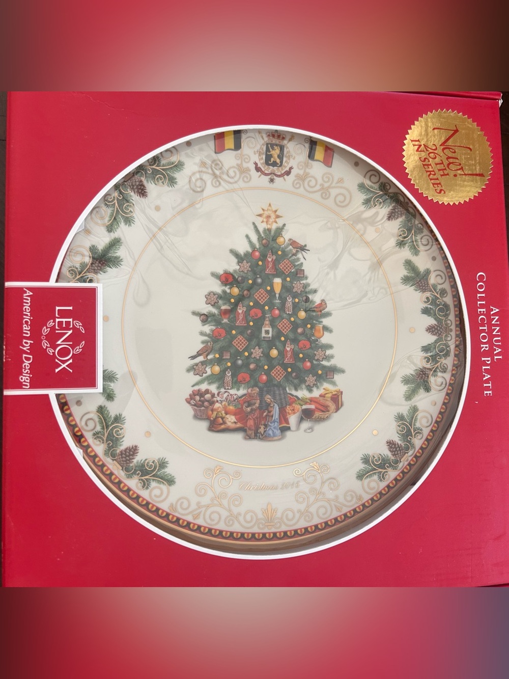 Lenox Christmas Tree 2016 Trees Around The World Collector Plate
